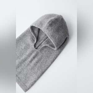 Zara Gray Marl Knit Balaclava- Size 6-14 yrs old NWT